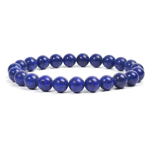 Natural Stone Beads Bracelet For Women Men Amethysts Crystal Quartzs Aquamarines Jades Jewelry Agates Elastic Bangle Bracelets - Imagen 12