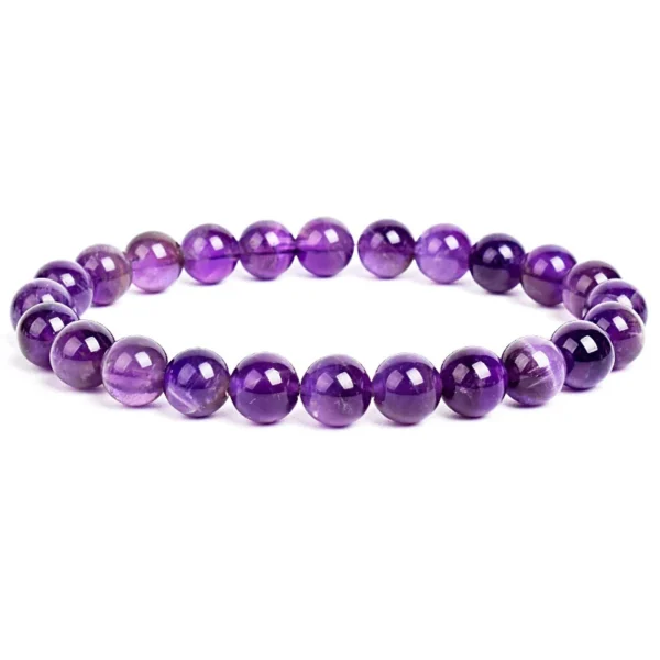 Natural Stone Beads Bracelet For Women Men Amethysts Crystal Quartzs Aquamarines Jades Jewelry Agates Elastic Bangle Bracelets - Image 10