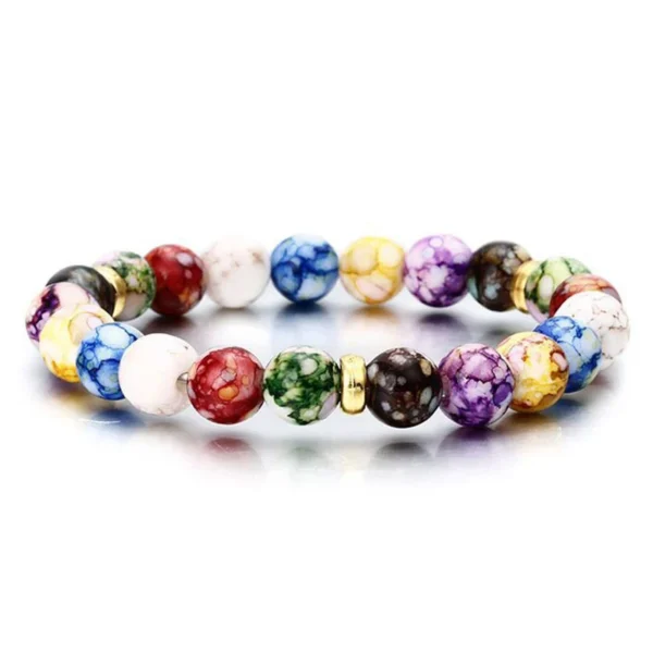 Classic 7 Chakra Beads Bracelet Natural Stone Black Rope Braided Yoga Reiki Healing Balance Bracelets & Bangles Meditation Gift - 图片 6