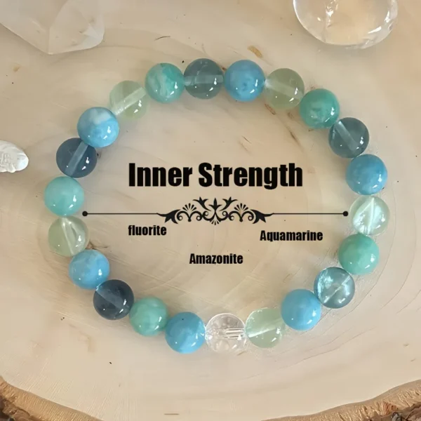 Emotional Healing Beaded Bracelet Agate Stone Crystal Stretch Beaded Bracelet Men Women Casual Healing Bracelet Gift for Friends - immagine 2