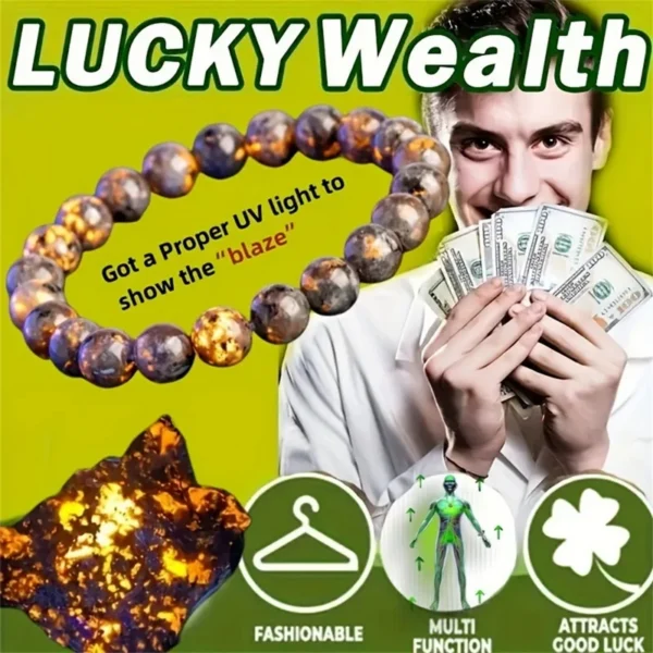 Lucky Wealth Beaded Bracelet For Men Women Good Luck Attract Prosperity Protection Bracelet Jewelry Best Friend Birthday Gift - Image 8