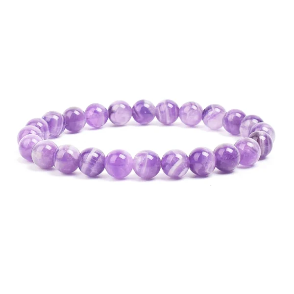 Natural Stone Beads Bracelet For Women Men Amethysts Crystal Quartzs Aquamarines Jades Jewelry Agates Elastic Bangle Bracelets - immagine 43