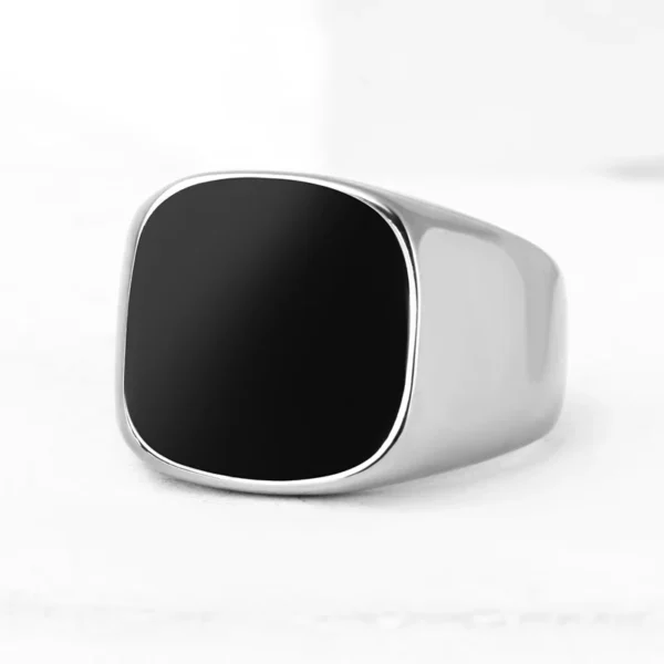 Fashion Vintage Man Boy Oval Blue Eye Stones Ring in Stainless Steel Jewelry Mens Accessories Anel Aneis Wedding Gift - Image 24